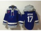 Los Angeles Dodgers #17 Shohei Ohtani Blue Hoodies