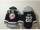 New York Yankees #22 Juan Soto Black Hoodies