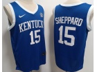 Kentucky Wildcats #15 Reed Sheppard Blue Jersey