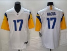 Los Angeles Rams #17 Puka Nacua White Limited Jersey