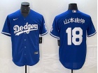 Los Angeles Dodgers #18 山本由伸 Blue Cool Base Jersey