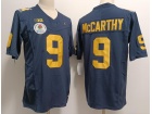 Michigan Wolverines #9 J.J. McCarthy Blue with 2024 Rose Bowl Patch Limited Jersey