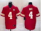 San Francisco 49ers #4 Rice Red Limited Jersey