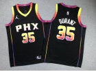 Youth Phoenix Suns #35 Kevin Durant Black 2022-23 Jersey