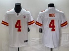 San Francisco 49ers #4 Rice White Limited Jersey