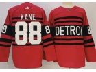 Adidas Detroit Red Wings #88 Patrick Kane Red 2023 Reverse Jersey