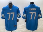 Detroit Lions #77 Frank Ragnow Baby Blue Limited Jersey