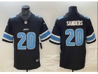 Detroit Lions #20 B.Sanders Black Limited Jersey