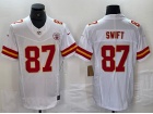 Kansas City Chiefs #87 Taylor Swift White Limited Jersey