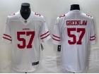 San Francisco 49ers #57 Dre Greenlaw White New Style Limited Jersey