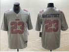 San Francisco 49ers #23 Christian Mccaffrey Grey Atmosphere Jersey