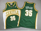 Youth Seattle SuperSonics #35 Kevin Duran Green Throwback Jersey