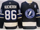 Tampa Bay Lightning #86 Nikita Kucherov Black 3RD Jersey