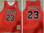 Chicago Bulls #23 Michael Jordan Red Dragon Year Mitchell Ness Jersey