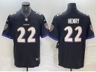 Baltimore Ravens #22 Derrick Henry Black Limited Jersey