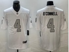 Las Vegas Raiders #4 Aidan O'Connell White Color Rush Limited Jersey