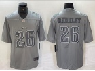 Philadelphia Eagles #26 Saquon Barkley Grey Atmosphere Jersey