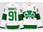 Adidas Toronto Maple Leafs #91 John Tavares 2024 White St. Pats Hockey Jersey