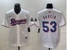 Texas Rangers #53 Adolis García White Gold Program Cool Base Jersey