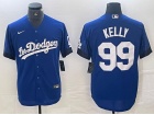 Los Angeles Dodgers #99 Joe Kelly Blue City Cool Base Jersey