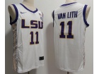 LSU Tigers #11 Hailey Van Lith White Jersey