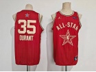 2024 All Star #35 Kevin Durant Red Jersey