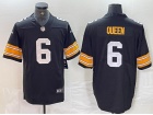 Pittsburgh Steelers #6 Patrick Queen Black New Style Limited Jersey