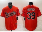 Baltimore Orioles #39 Corbin Burnes Orange Cool Base Jersey