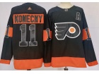 Adidas Philadelphia Flyers #11 Travis Konecny Black Jersey