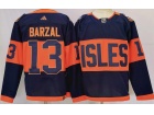 Adidas New York Islanders #13 Mathew Barzal Navy Blue 2024 Stadium Jersey