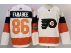 Adidas Philadelphia Flyers #86 Joel Farabee White 2024 Stadium Jersey