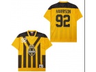 Pittsburgh Steelers #92 James Harrison 1993 Yellow Throwback Jersey