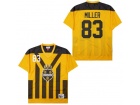 Pittsburgh Steelers #83 Heath Miller 1993 Yellow Throwback Jersey