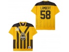 Pittsburgh Steelers #58 Jack Lambert 1993 Yellow Throwback Jersey