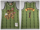 Toronto Raptors #1 Tracy McGrady Green Salute to Service Throwback Jersey