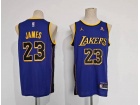 Los Angeles Lakers #23 Lebron James Purple 22-23 Season Jersey