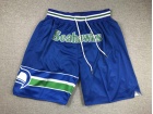 Seattle Seahawks Blue Throwback Just Don Shorts