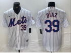 Nike New York Mets #39 Edwin Diaz White Cool Base Jersey