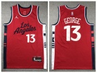 Los Angeles Clippers #13 Paul George Red 2024 Jersey