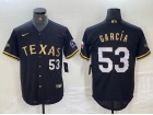 Texas Rangers #53 Adolis García Black Golden Cool Base Jersey