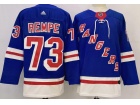 Adidas New York Rangers #73 Matt Rempe Blue Jersey