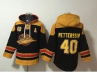 Vancouver Canucks #40 Elias Pettersson Black Hoodie