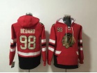 Chicago Blackhawks #98 Connor Bedard Red with Pockets Hoodie