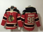 Chicago Blackhawks #98 Connor Bedard Red Old Time Hoodie