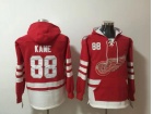 Detroit Red Wings #88 Patrick Kane Red Hoodie