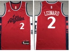 Los Angeles Clippers #2 Kawhi Leonard Red 2024 Jersey