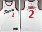 Los Angeles Clippers #2 Kawhi Leonard White 2024  Jersey