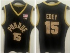 Purdue Boilermakers #15 Zach Edey Black Jersey