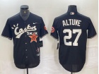 Houston Astros #27 Jose Altuve Black Cactus Jack HBCU Classic Jersey