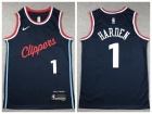 Los Angeles Clippers #1 James Harden Navy Blue 2024 Jersey